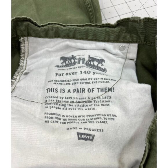 LEVI'S Men's Olive Green 502 Five-Pocket Jean Sz. 38X30 CW-4217 - Picture 5 of 11